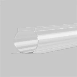 Профиль для горизонтального подвесного монтажа Nemo D18 1м (Прозрачный)