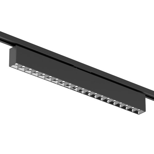 DK6644-BK Поворотный однофазный трековый светильник EDDER со светодиодом L538mm 220V 40W 30° 4000K IP20 черный алюминий. Фото 3