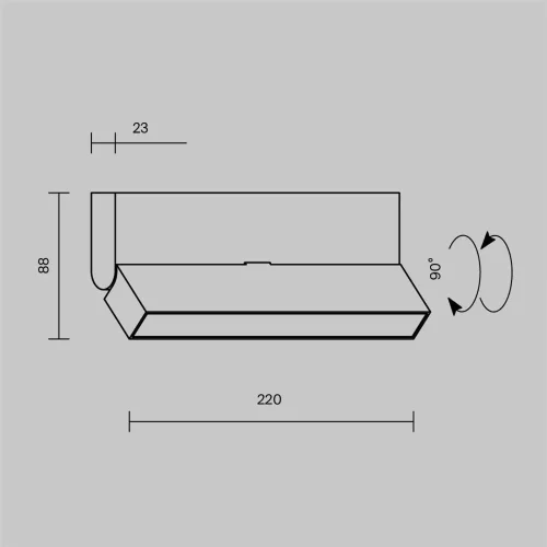 Потолочный светильник Basis Rot 3000K 12Вт 120° (Белый) - фото 8