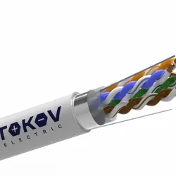 Кабель витая пара F/UTP 4х2х24AWG 0.48мм) кат.5E PVC Fluke tested (м) TOKOV ELECTRIC TKE-C06-F/UTP-42-5E-305