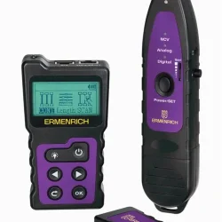 Тестер кабельный многофункциональный NetGeeks NP40 фиолет. Ermenrich 84549