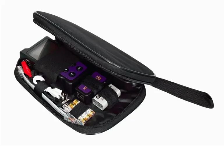 Тестер кабельный многофункциональный NetGeeks NP40 фиолет. Ermenrich 84549 - фото 3