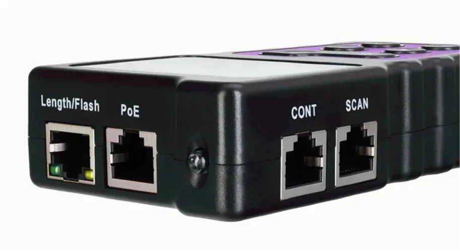 Тестер кабельный многофункциональный NetGeeks NP40 фиолет. Ermenrich 84549 - фото 6