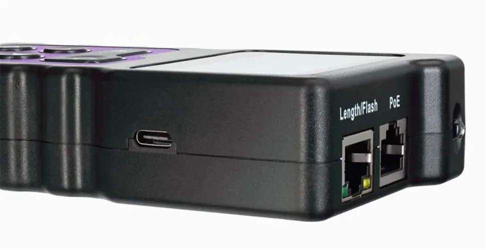 Тестер кабельный многофункциональный NetGeeks NP40 фиолет. Ermenrich 84549 - фото 7