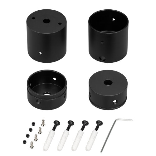 Крепление MOONLIGHT-VT-CEILING-DL-D40-BLACK (Arlight, Алюминий) - фото 1