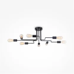 Потолочный светильник Gilbert E27х8 (Черный)