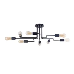 Потолочный светильник Gilbert E27х8 (Черный)