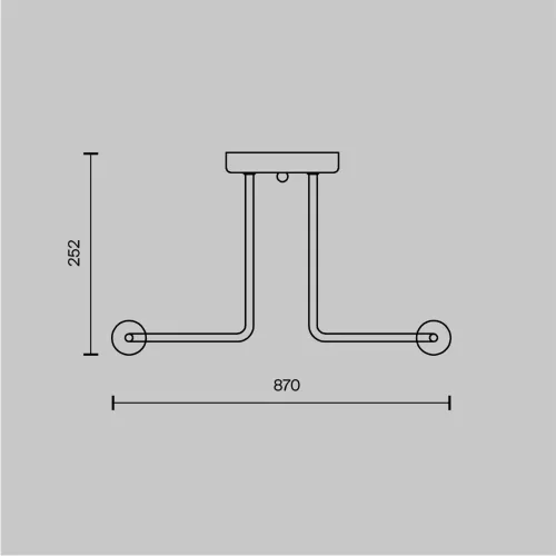 Потолочный светильник Gilbert E27х8 (Черный) - фото 7