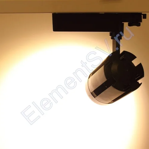 Светодиодный светильник трековый JH-GD001 4L 4L30 (30W, 220V, 15-60deg, warm white, черный корпус) - фото 3.