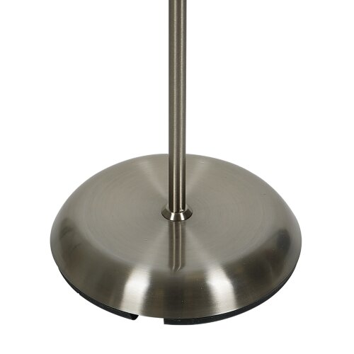 UML-T520 E27+E14 SILVER-WHITE Торшер напольный под лампу Е27 и Е14, 2х60W, Серебристый-Белый - фото 6