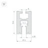 Профиль ЕХ-2000 (Arlight, Алюминий) 013208 - фото 4