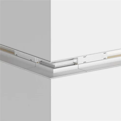 Коннектор угловой внешний Gravity встраиваемый белый (Белый) - фото 3