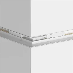 Коннектор угловой внешний Gravity встраиваемый белый (Белый)