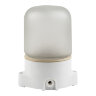 UWL-K01R 60W-E27 IP65 WHITE Светильник влагозащищенный под лампу Е27, для бань и саун, до +125С, Цвет корпуса белый - фото 2