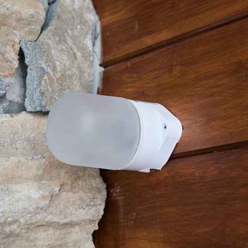 UWL-K01R 60W-E27 IP65 WHITE Светильник влагозащищенный под лампу Е27, для бань и саун, до +125С, Цвет корпуса белый - фото 6