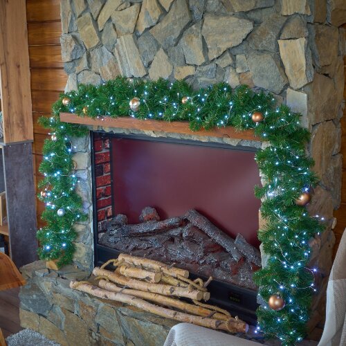 ULD-S0500-125-DTA WHITE IP20 DEWDROP Гирлянда светодиодная Роса, 5м, 125 светодиодов, Белый свет, Провод прозрачный - фото 10