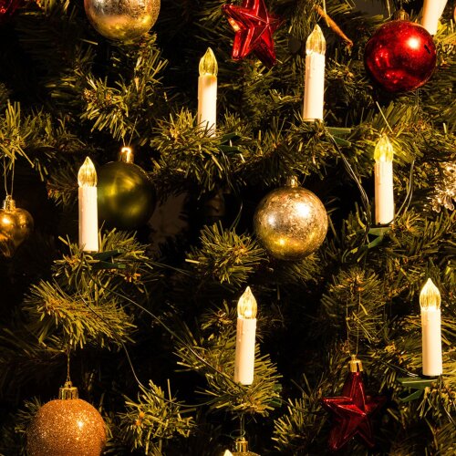 ULD-S0600-030-SGA WARM WHITE IP20 CANDLES Гирлянда светодиодная Свечки, 6м, 30 светодиодов, Теплый белый свет, Постоянное свечение, Провод зеленый - фото 5