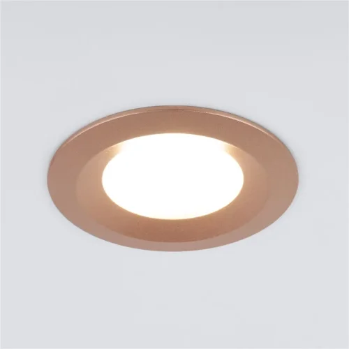 Встраиваемый точечный светильник 110 MR16 золотой - фото