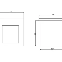 Подсветка для лестниц Арка / Агса 3000К 3Вт IP 65 (Черный) O038-L3B