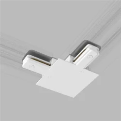 Коннектор угловой для однофазного встраиваемого шинопровода белый TRCM-1-1-L-WH (049559)