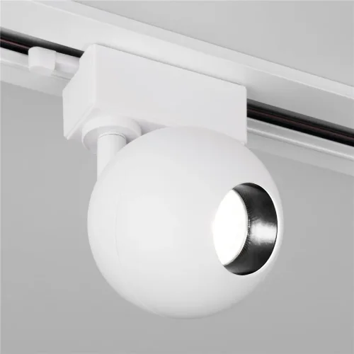 Трековый светодиодный светильник для однофазного шинопровода Ball Белый 8W 4200K LTB76 - фото 4