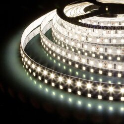 Светодиодная лента 24&amp;nbsp;В 9,6&amp;nbsp;Вт/м 120 Led/м 2835 IP20, теплый белый 3300K, 5 м 24V 9,6W 120Led 2835 IP20 теплый белый, 5м (052959)