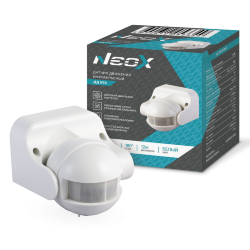 Датчик движения инфракрасный ДД 09Б 1200Вт 180 гр.12м IP44 белый NEOX