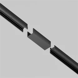 Коннектор прямой для профиля Elasity IP черный (Черный)