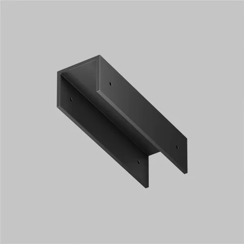 Коннектор прямой для профиля Elasity IP черный (Черный) - фото 2