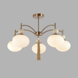 Люстра потолочная «LUMION» 8272/5C, серия: GLORIYA (крепление на планке) - -