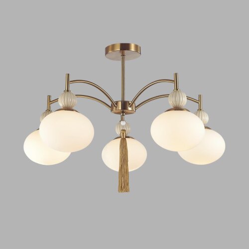 Люстра потолочная «LUMION» 8272/5C, серия: GLORIYA (крепление на планке). Фото 2.