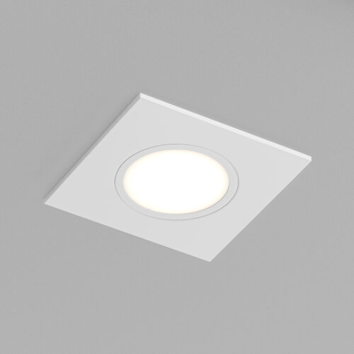 DK3102-WH Встраиваемый влагозащищенный светильник, IP65, до 10 Вт, LED, GU5,3, белый.