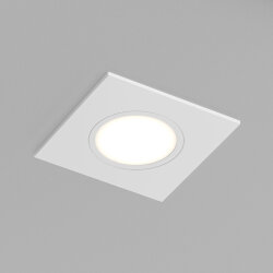 Встраиваемый влагозащищенный светильник, IP65, до 10 Вт, LED, GU5,3, белый, Denkirs DK3102-WH