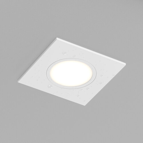 DK3102-WH Встраиваемый влагозащищенный светильник, IP65, до 10 Вт, LED, GU5,3, белый. Фото 3