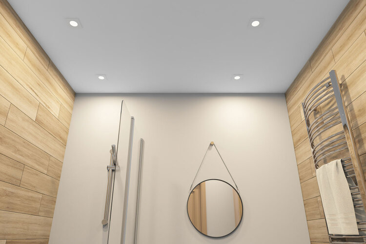 DK3102-WH Встраиваемый влагозащищенный светильник, IP65, до 10 Вт, LED, GU5,3, белый. Фото 9