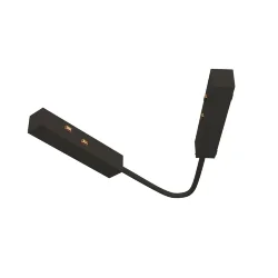 Коннектор питания угловой 15 см Exility черный (Черный)