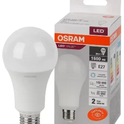 Лампа светодиодная LV 20SW/6500K (=150W) E27 | LED Value 2Y | Груша | - OSRAM