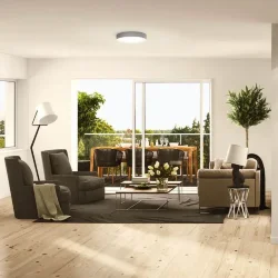 Светильник светодиодный потолочный с управлением по Wi-Fi 34W/3000-6500K Серый | ORBIS EYE | - LEDVANCE SMART+