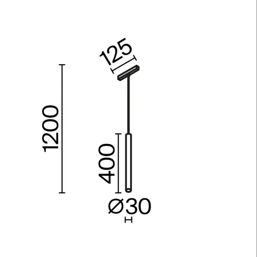 Трековый подвесной светильник Фокус / Focus Led Radity 2700-6500K 7Вт 36° Dim Smart (Черный) TR257-4-7WTW-M-B - фото