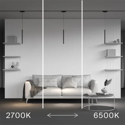 Трековый подвесной светильник Фокус / Focus Led Radity 2700-6500K 7Вт 36° Dim Smart (Черный) TR257-4-7WTW-M-B - фото 2