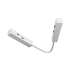 Коннектор питания угловой 15 см Exility белый (Белый)