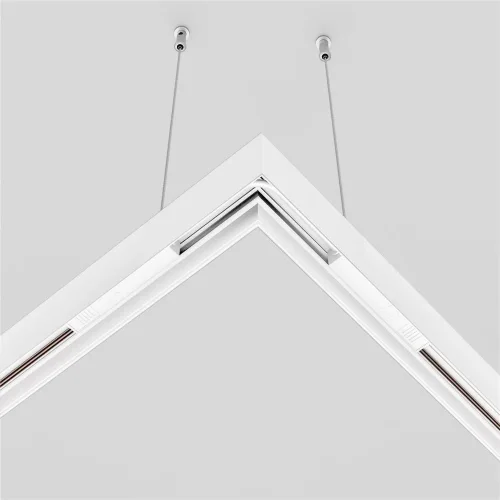 Коннектор питания угловой 15 см Exility белый (Белый) - фото 3