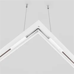 Коннектор питания угловой 15 см Exility белый (Белый)