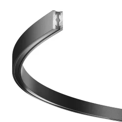 Шинопровод полукруг 800мм Flarity черный (Черный)