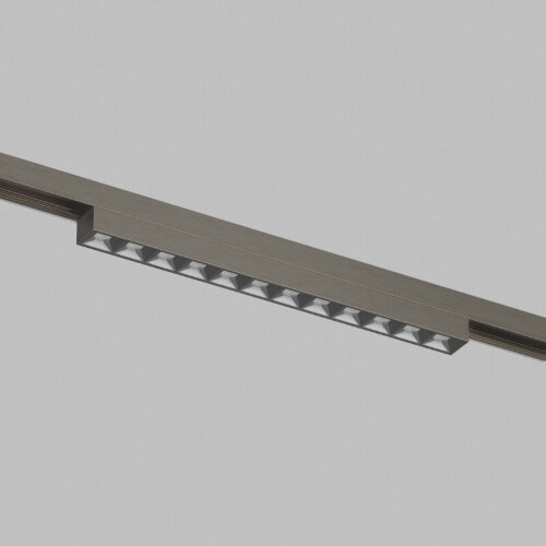 DK5971-DN Светильник трековый SHINE GRILL ZigBee, 48В, 10Вт, 2700-6000K, IP20, темный никель, алюминий. Фото 2