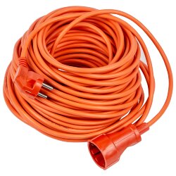 YXз16-101 -UCK-1N-3x1.50-30M-O ORANGE Удлинитель силовой в бухте, c-з, 1гнездо, 30м ПВС 3х1.50, 16A, Оранжевый, TМ Uniel