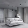 Светильник потолочный светодиодный Trio 8W 4000K черный 25110/LED - фото 2
