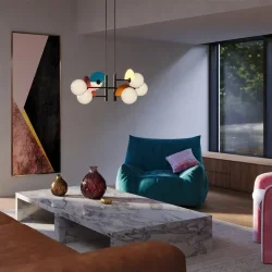 Подвесной светильник Сепия / Sepia (Черный) FR5391PL-06CFL