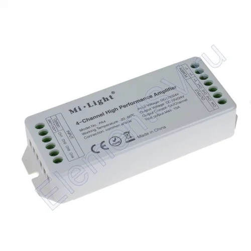 Усилитель Mi-Light PA4 P197 (12-24V, 180-360W, 4-channel) - фото.
