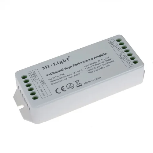 Усилитель Mi-Light PA4 P197 (12-24V, 180-360W, 4-channel) - фото I